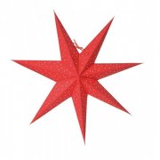 Adventsstjärna stella röd 60
