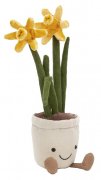 Jellycat-amusable-daffodil-påskliljor-blomma-kruka-leksak