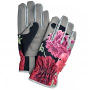 blommiga handskar