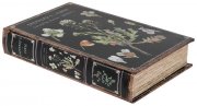 Book case with flowers