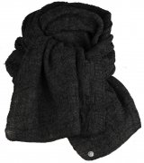 wool scarf graphite