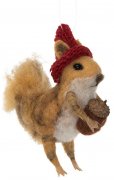 Wool-squirrel-christmas-ornament