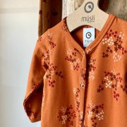 Pyjamas/Bodysuit blommönster rost