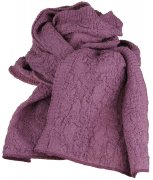 wool scarf plum