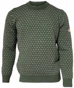 Ivanhoe-sverre-stickad-ull-tröja-herr-grön