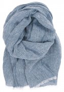 linen-scarf-shawl blueberry