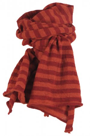 woolen-scarf-stripes-red